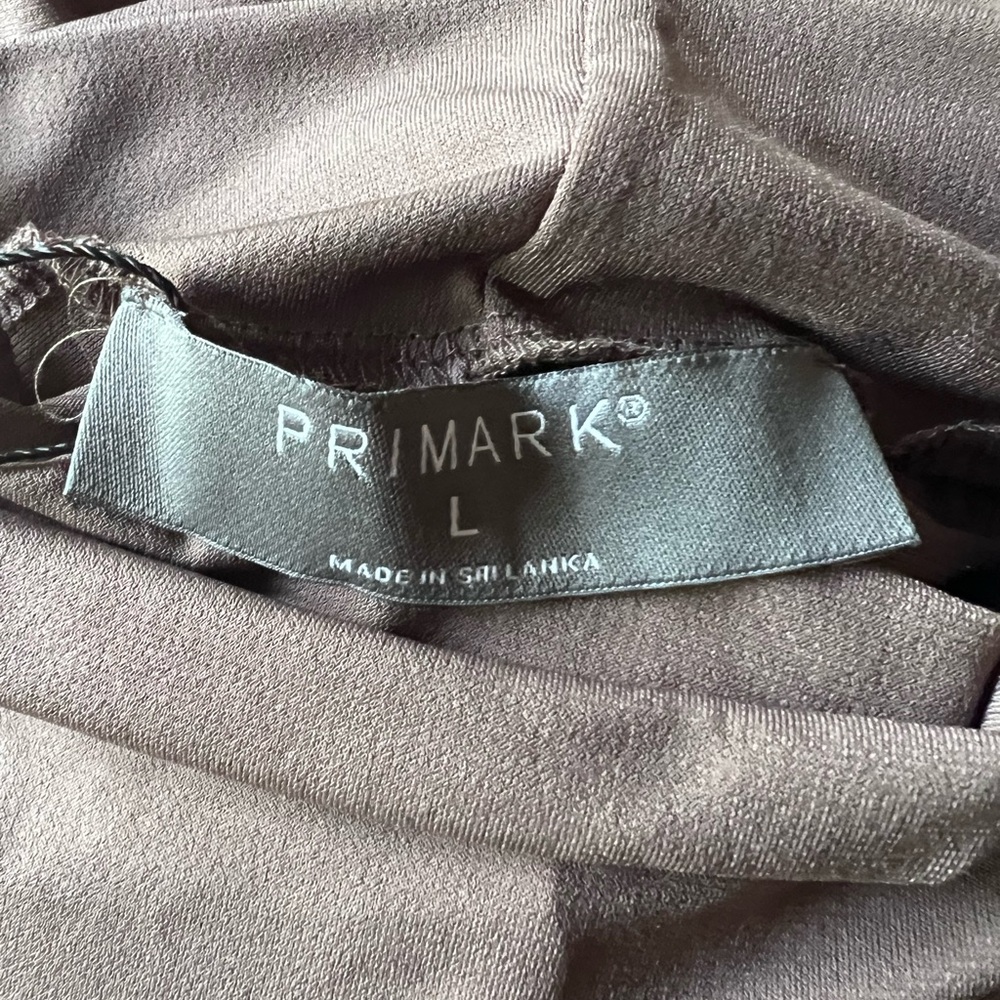 NWT Primark Sleeveless Taupe Midi Dress with Waist Tie - Picture 3 of 3